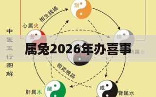 属兔2026年办喜事 属兔2026年结婚忌月-第1张图片