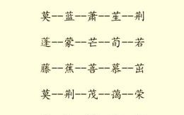 草字头的姓氏有哪些