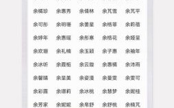 余姓女孩名字温馨两个字 余姓女孩名字温馨