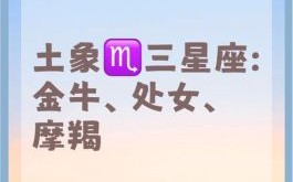 摩羯和天蝎同属土象星座吗摩羯是土象星座之首