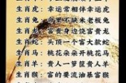 廿一行运十生财打一生肖谜底揭晓：财运亨通的生肖解析