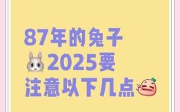 1987年属兔2025年运势与年龄解析