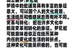 梦见蛇是什么意思啊人梦见蛇是有什么含义