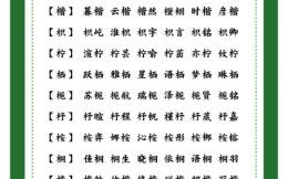 女孩子名字带水木寓意的 名字带水木的女孩名字