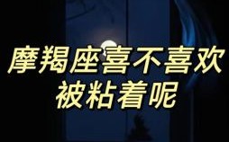 摩羯座不喜欢别人粘着她吗摩羯座喜不喜欢别人粘着他