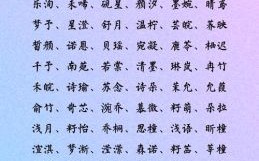 带亦字的女孩名字洋气 带亦字的女孩名