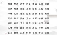 女孩名字大全简单好听 女孩名字2个字
