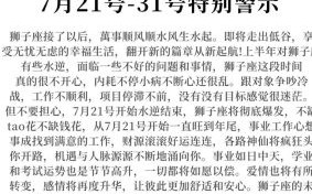 星座屋2025年5月8日狮子座今日运势