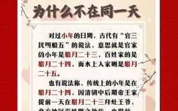 南北方小年日期不相同的原因