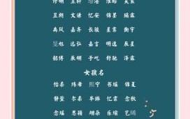 带莳字的男孩女孩姓名大全 带莳字的男孩女孩姓名