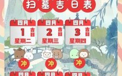 2025年农历五月修墓祭祖吉日查询