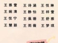 女娃名字姓王 小孩姓名女孩名字王姓