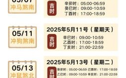 2025年5月搬家好日子 2025年搬家吉日优选