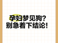 女性梦见狗代表什么预兆