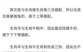 属羊的三合生肖是什么？羊最忌讳的三个属相