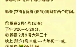 2024年躲春几点到几点