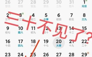 今年没有大年三十吗