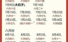 黄历2021年8月吉日查询 25年8月吉日
