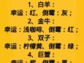 天蝎座幸运颜色是什么天蝎座幸运色和禁忌色