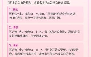 瑞字的名字女孩 瑞字名字女孩名字