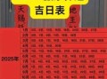 属蛇五月搬家吉日一览表 2025年属兔搬家最佳时间
