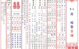 2016年结婚良辰吉日
