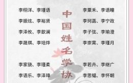 李氏姓名总汇 李氏古人姓名