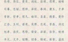 虎年婴儿取名最宜用字