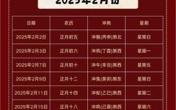 2025年开业择吉日一览表 2025年开业吉日选择指南