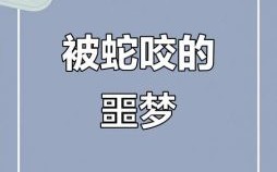 女人梦见遭蛇咬