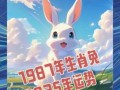 1987年1月1日属兔 1987年属兔什么命