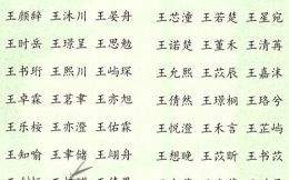 王姓女孩取名字大全集 王姓女孩取名宝典