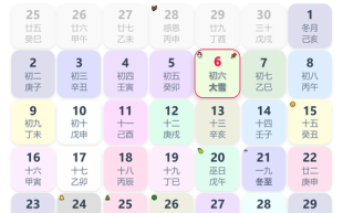 正月初六日子好吗黄历查询 2025年正月初七黄历吉日查询