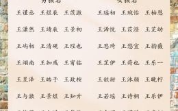 王姓带火字女孩名字大全 王姓带火字女孩名字