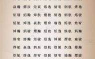 火属性女孩子名字 火字属性的字女孩名字