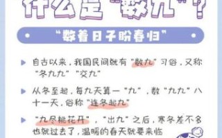 数九自何节气起