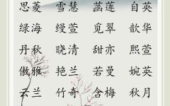 好听的女孩名字2021年名字大全 名字好听的女孩名字