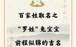 牛年罗姓女宝宝名字 2026兔年罗姓女孩名字叫什么