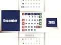 2015年12月年历