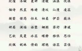 好听女孩名字仙气 好听女孩名字气的女孩名