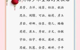 鼠年女孩取什么名字好听又有深意 鼠年女孩起名取名字