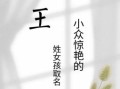 王姓兔宝宝取名大全2021款 兔宝宝女孩王姓名字