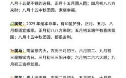 2025年10月搬家吉日一览 2025年10月适合搬家的黄道吉日查询