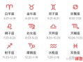 七月星座查询和十二星座月份表