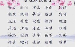 姓王女孩有气质的名字单字 王姓女孩单名