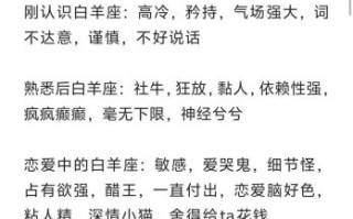 白羊恋爱变冷如何应对 白羊男爱后冷淡期处理