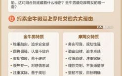 金牛男和摩羯男相似 金牛男为何喜欢摩羯