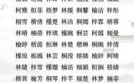 五行属木的女孩字的字 五行属木的字用于女孩名字