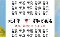 蛇年起名字女孩 兔年女孩名字
