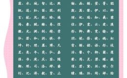 属兔名字女孩宜用字 属兔女孩名字最佳用字